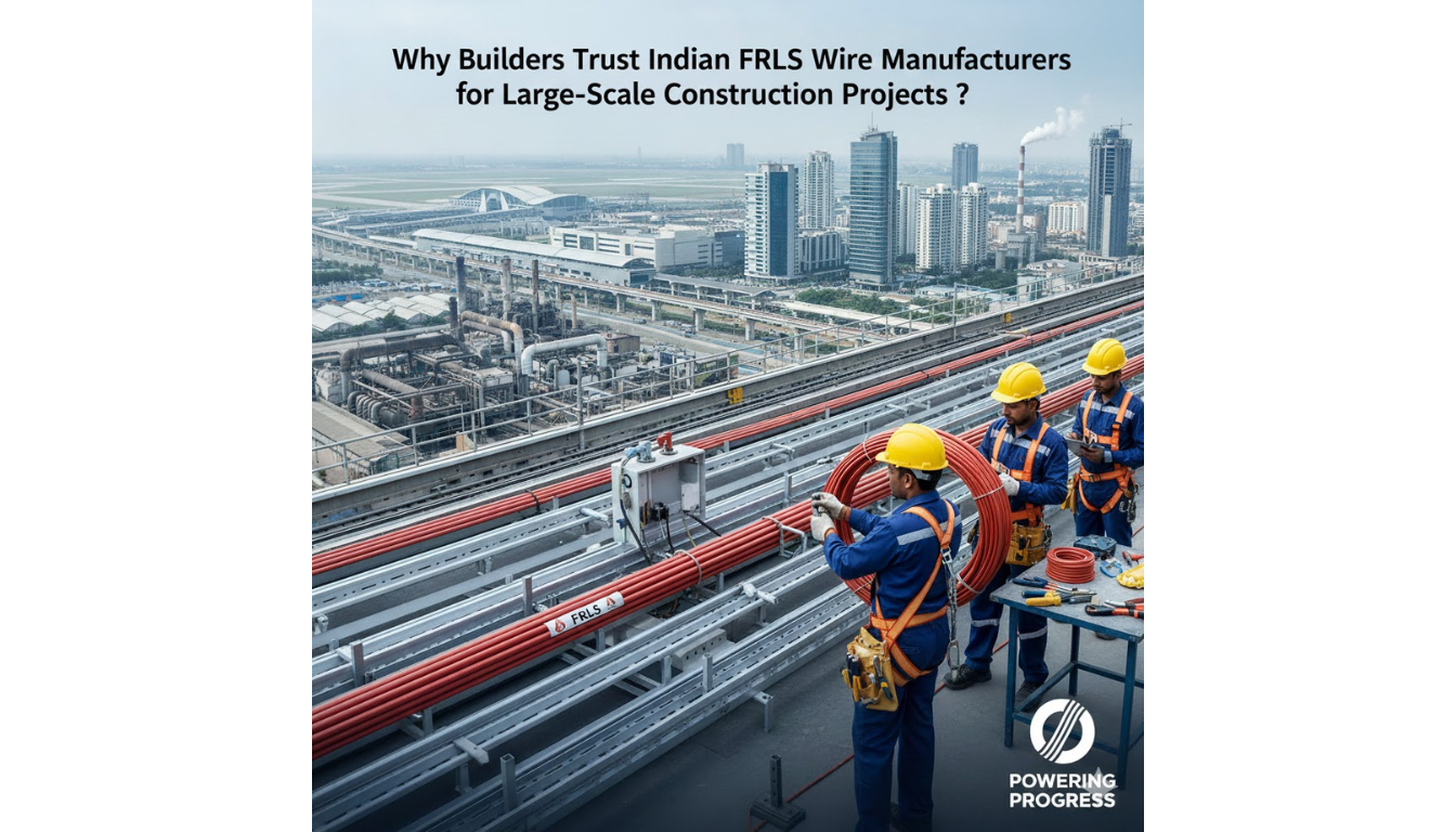 Why Builders Trust Indian FRLS Wire Manufacturers for Large-Scale Construction Projects ?
