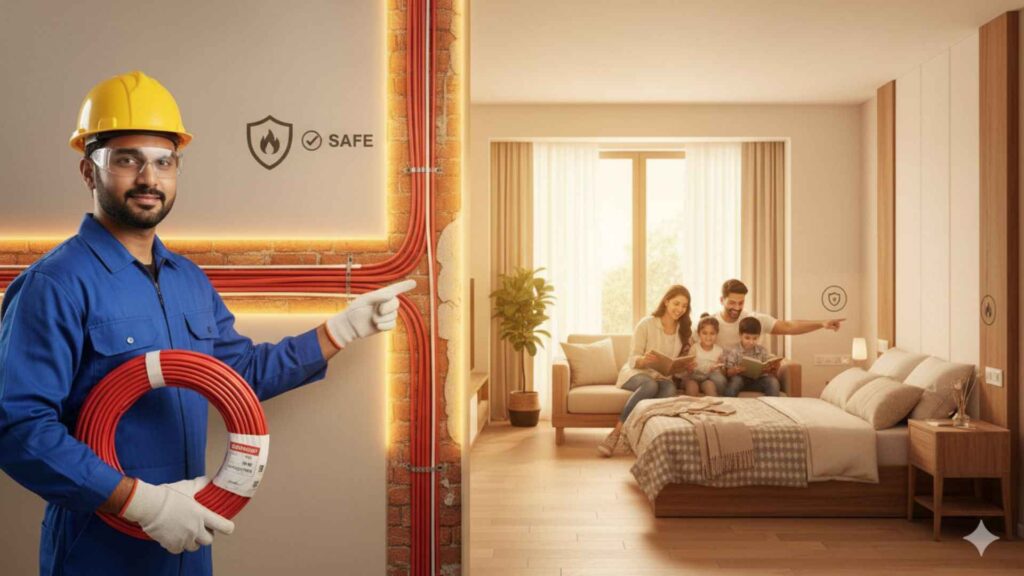 Wire for home in india