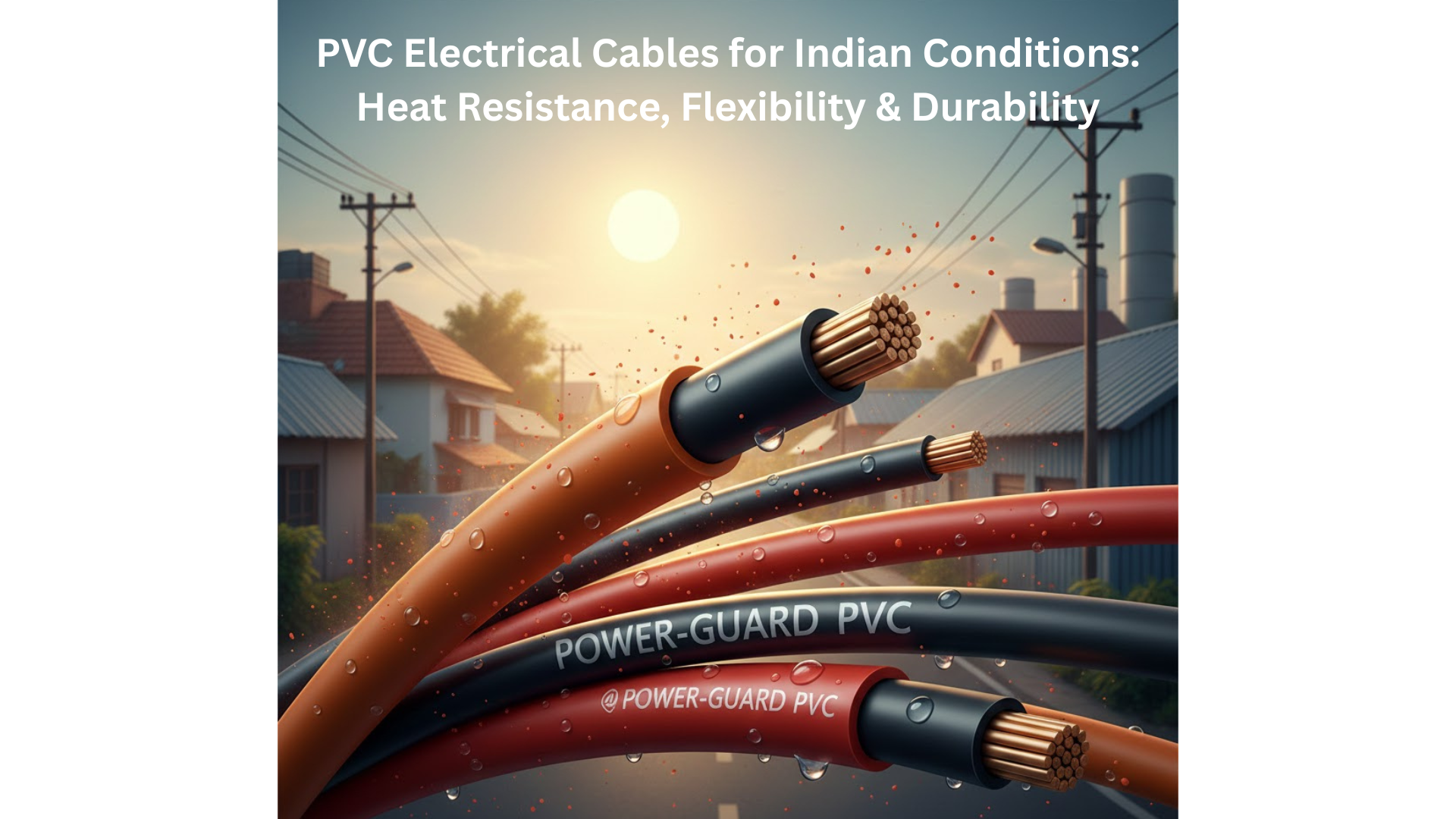 PVC Electrical Cables for Indian Conditions: Heat Resistance, Flexibility & Durability
