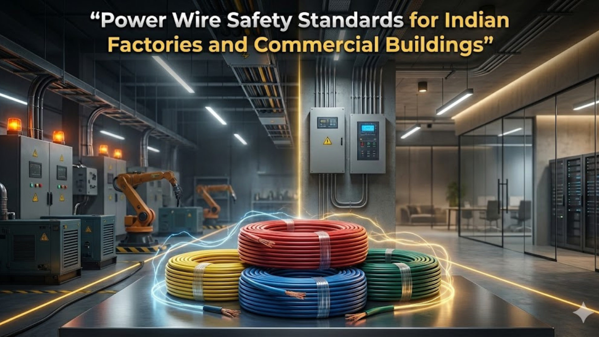 Power Wire Safety Standards for Indian Factories and Commercial Buildings